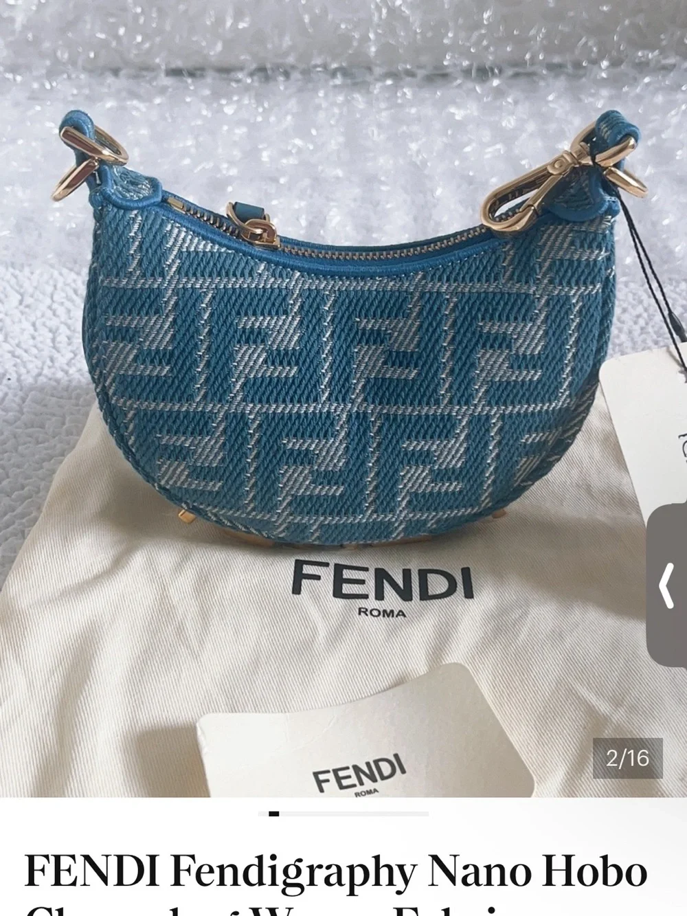 Fendi branded hobo